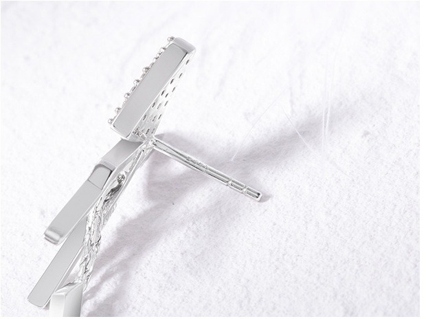 Trendy Butterfly Earrings Simple Niche Design - Image 2