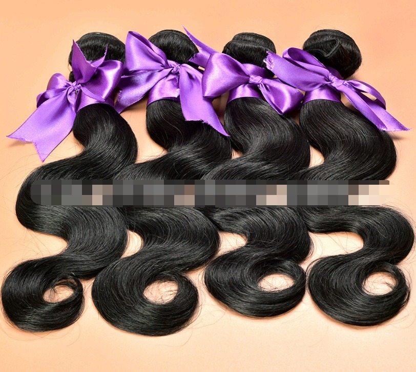 Real Hair Wig Hair Styling Hair Extension Body Wave Human - Image 3