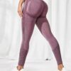 Seamless Dot Peach Hip Yoga Hip Lifting Skinny Workout Pants - Image 7
