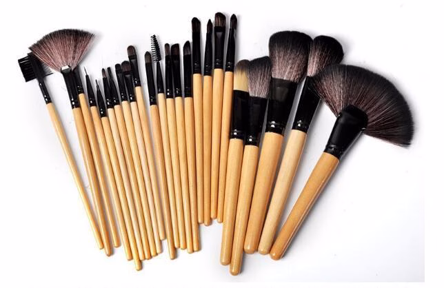 Gift Bag Of 24 Pcs Makeup Brush Sets Professional Cosmetics Brushes Eyebrow Powder Foundation Shadows Pinceaux Make Up Tools - Image 3