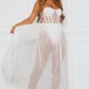 Sexy Lingerie Muse Marcy Costume White - Image 3