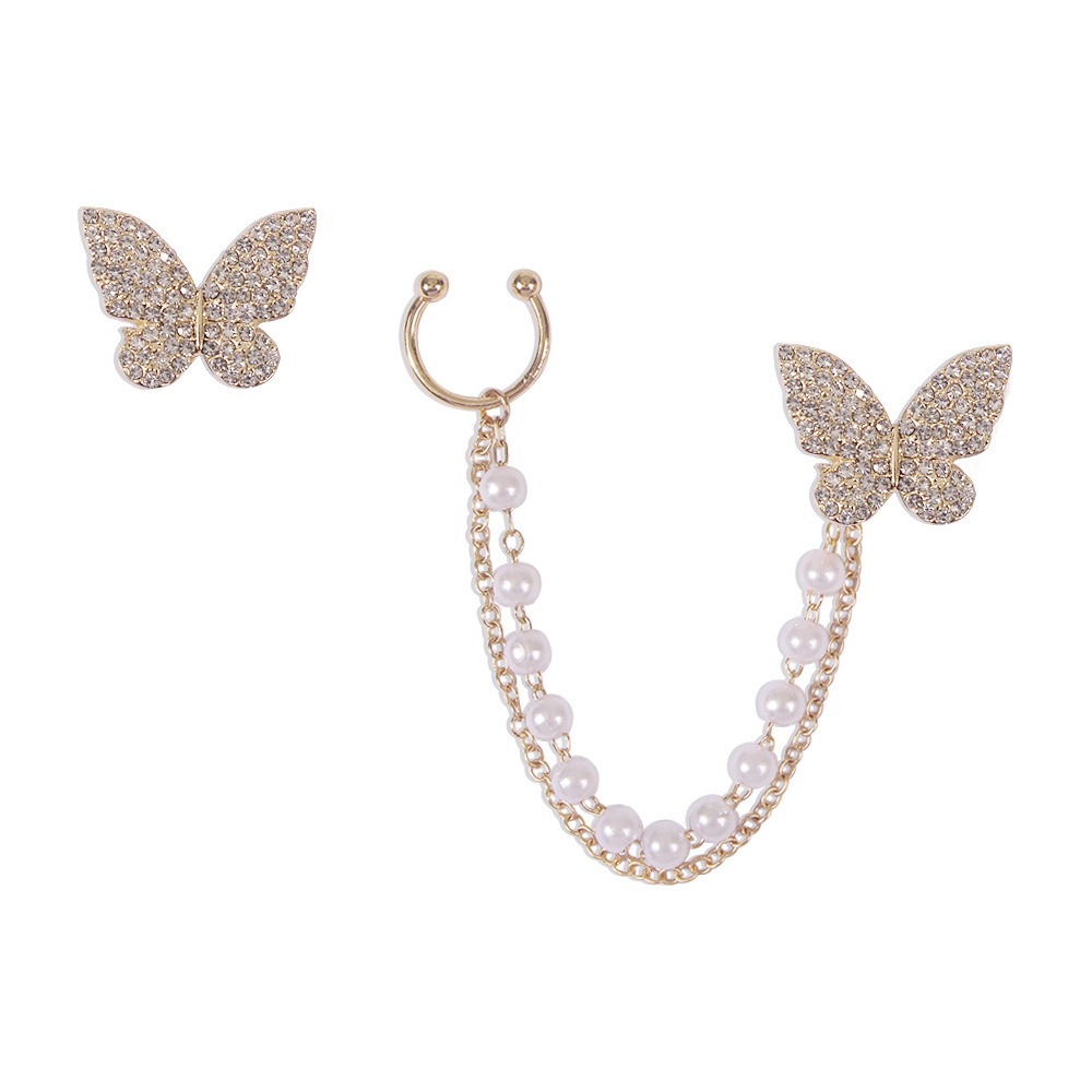 Sweet Pearl Butterfly Earrings - Image 3
