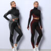 3PCS Yoga Set Seamless Sport Set Women Gym Clothing Leggings Women Crop Top Sports Bra Women Fitness Gym Set Womens Outfits Tracksuit - Image 6
