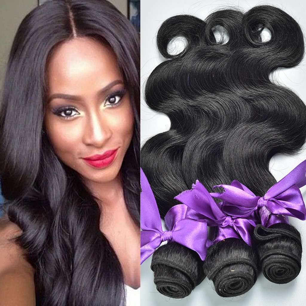 Real Hair Wig Hair Styling Hair Extension Body Wave Human - Image 4