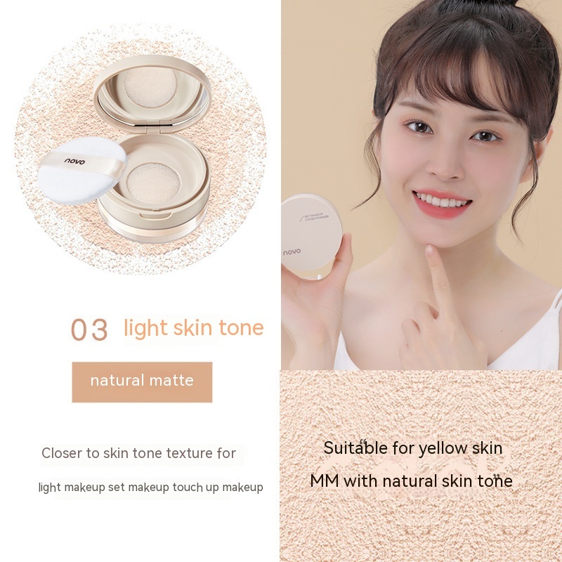 Soft Focus Makeup Powder Matte Concealer Oil Control Durable Waterproof And Sweatproof Smear-proof Makeup - Image 7