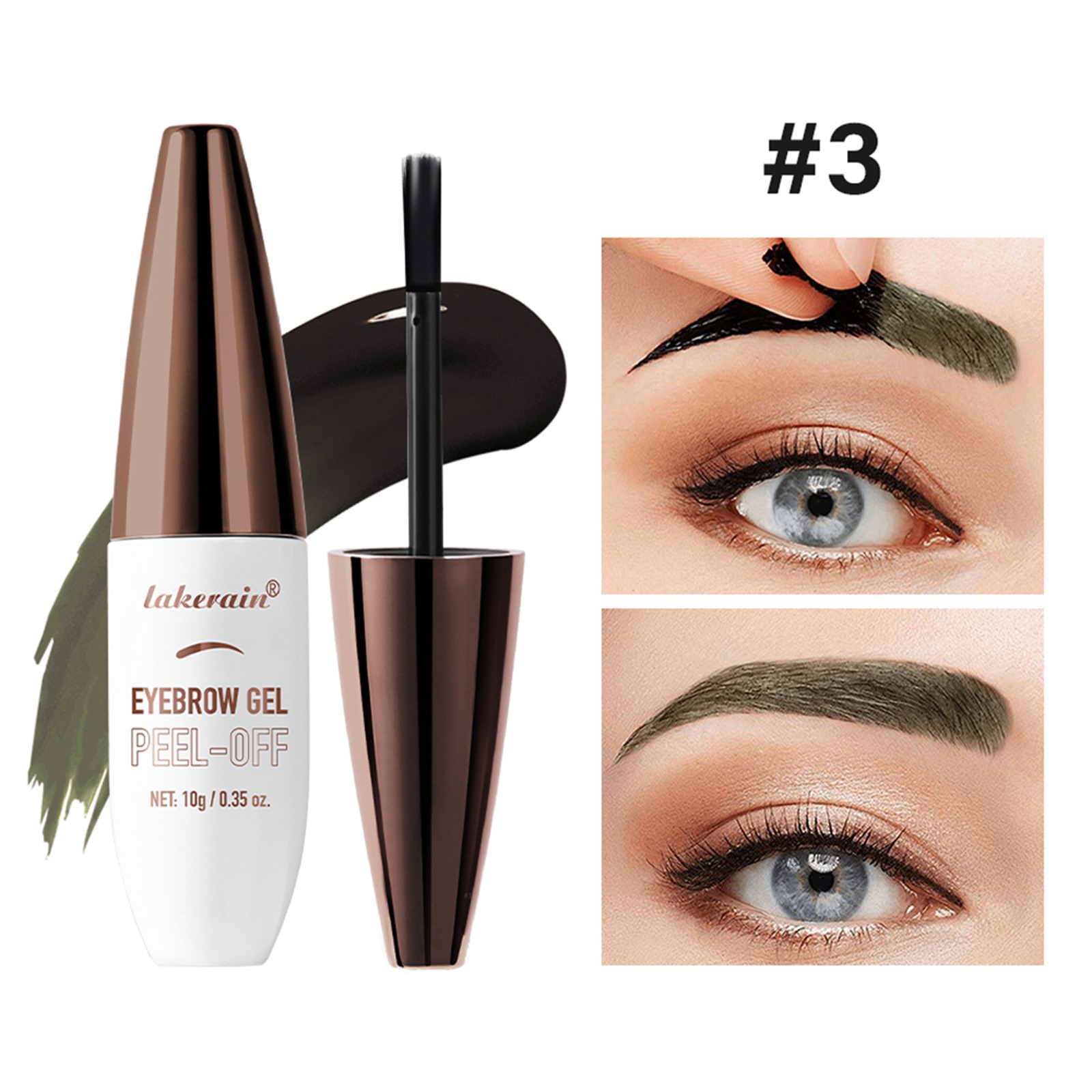 Wild Eyebrow Three-dimensional Waterproof Sweat-proof Not Easy To Fade Eyebrow Cream - Image 9