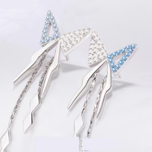 Trendy Butterfly Earrings Simple Niche Design
