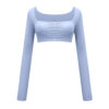 Autumn And Winter New Flared Pants Solid Color Sports Long-sleeve Suit - Image 7