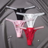 European And American Style Lace Sexy Thong Traceless Mesh Ladies - Image 2