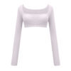 Autumn And Winter New Flared Pants Solid Color Sports Long-sleeve Suit - Image 8