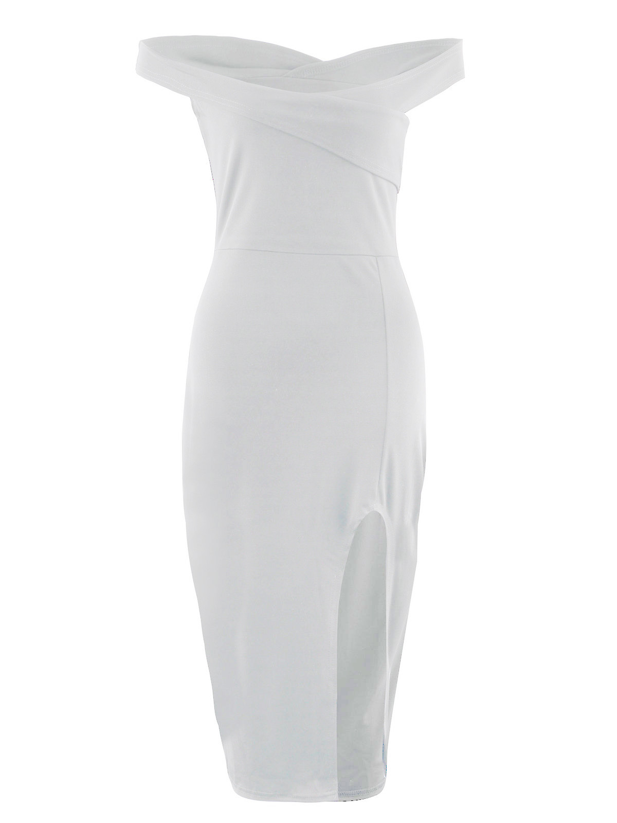 Ladies sexy tube top slit dress - Image 3