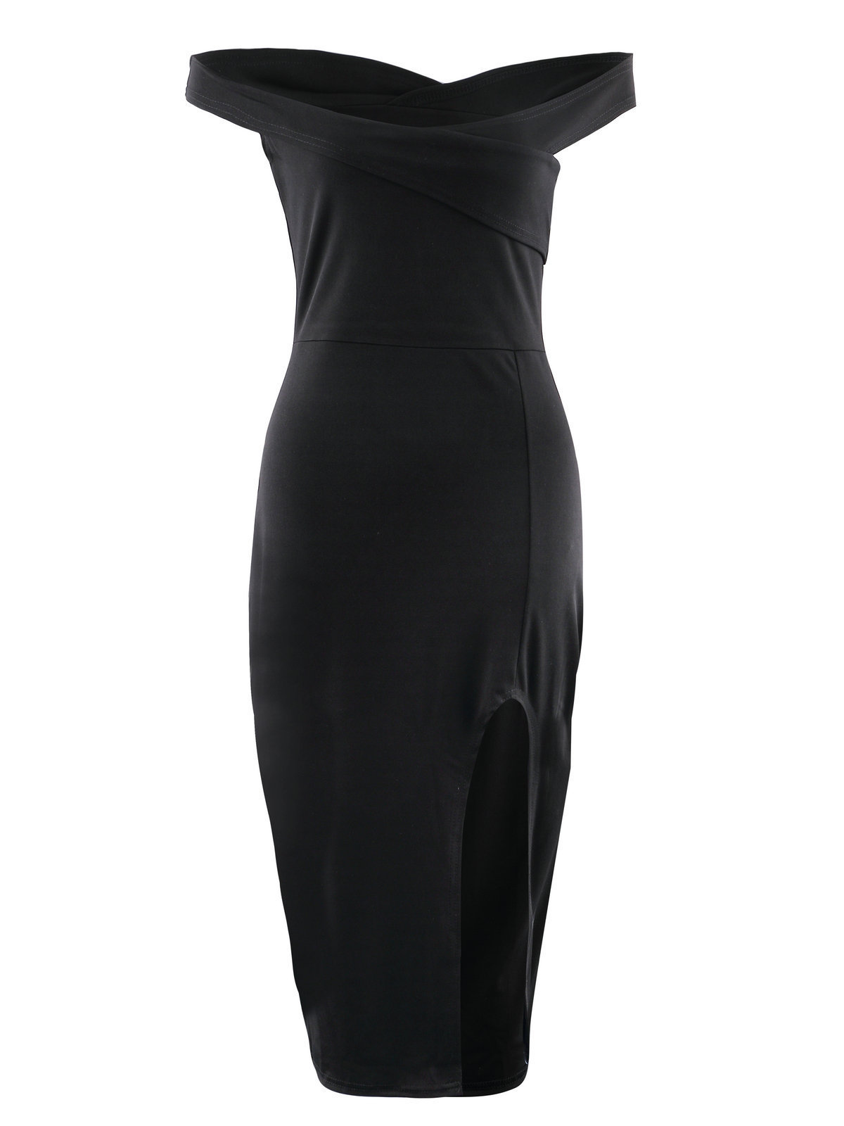 Ladies sexy tube top slit dress - Image 7