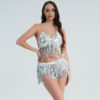 Women's Fashionable Sequins Tassel Dress Suit - Image 3