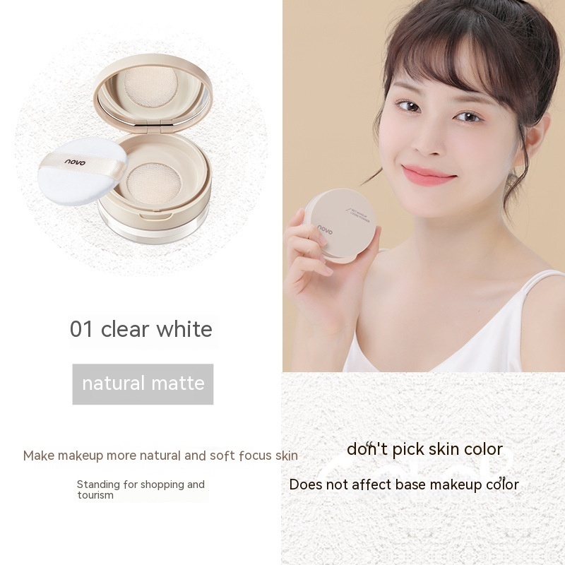 Soft Focus Makeup Powder Matte Concealer Oil Control Durable Waterproof And Sweatproof Smear-proof Makeup - Image 5