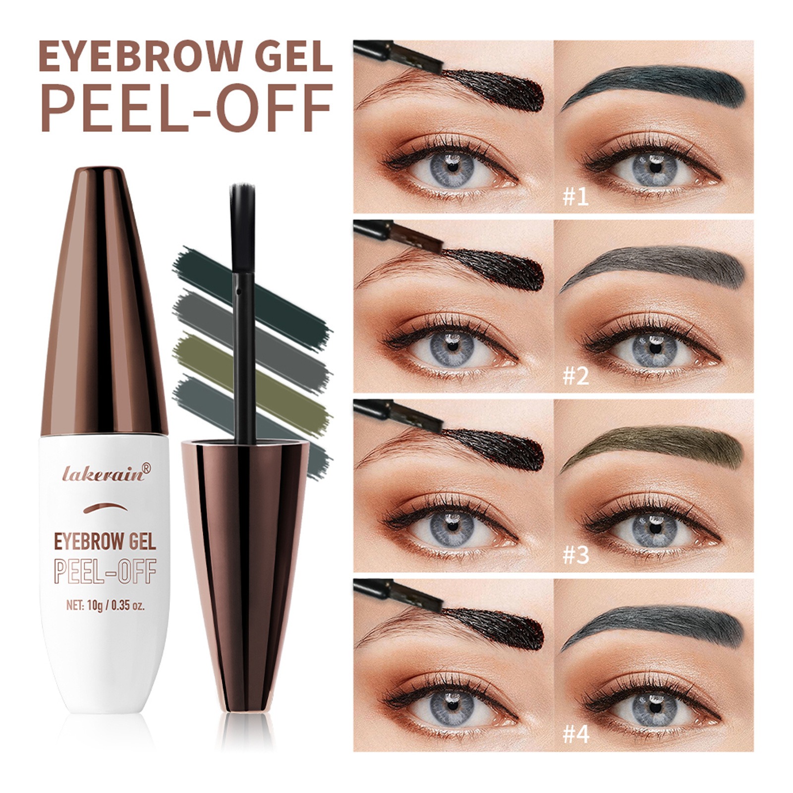 Wild Eyebrow Three-dimensional Waterproof Sweat-proof Not Easy To Fade Eyebrow Cream - Image 5