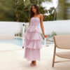 Women's Tube Top Backless Cake Dress - Image 5