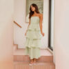 Women's Tube Top Backless Cake Dress - Image 2