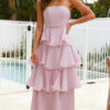 Women's Tube Top Backless Cake Dress - Image 4