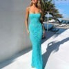 Sexy See-through Silk Slim Fit Dress - Image 6