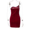 Ladies Chain Sling Skinny Pack Hip Dress - Image 5