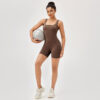 Jumpsuit With Chest Pad Skinny Hip Raise Exercise - Image 6