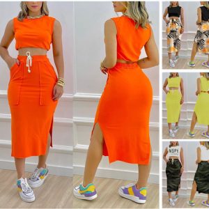 Fashion Casual Urban Leisure Women's Clothing Skirts Suit