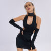 2023 Women's Fashion Summer Sleeveless Slim Short Mini Dress Club Dresses - Image 6