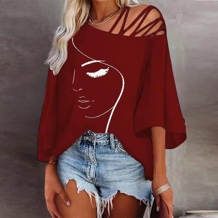 Fashion Stitching Loose Casual Tops For Women - Image 6